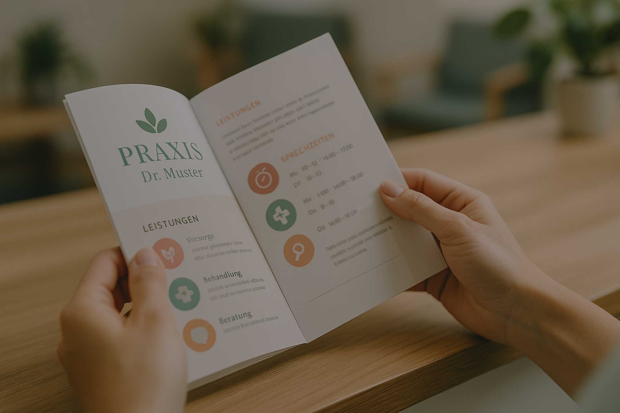 Grafikdesigner für Praxis und Ärzte